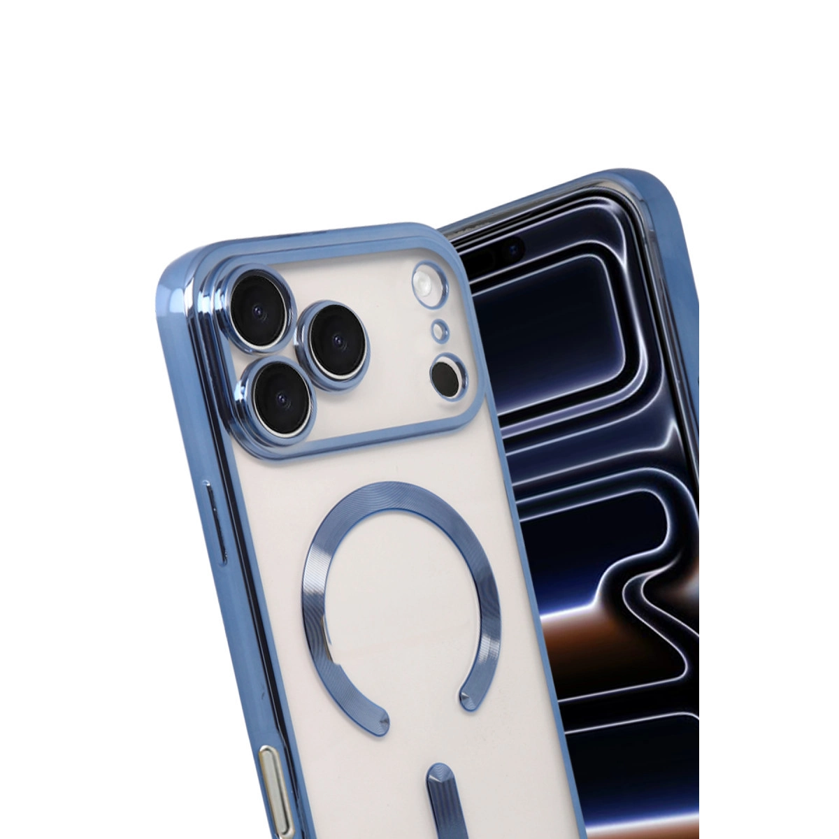 İphone 17 Pro Kross Magneticsafe Kapak - Sierra Blue