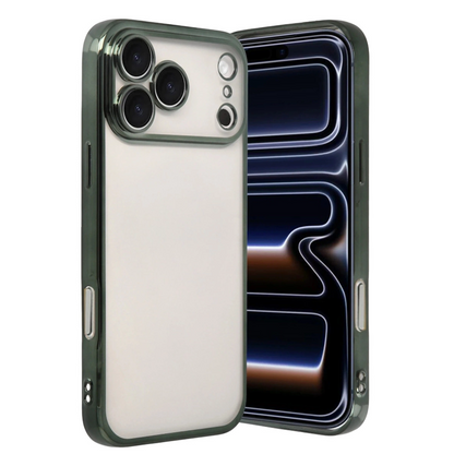 İphone 17 Pro Max Razer Lensli Silikon - Yeşil