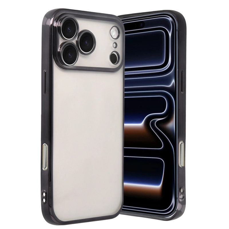 İphone 17 Pro Razer Lensli Silikon - Siyah