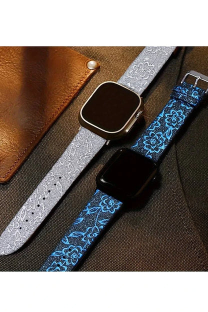 Newface Apple Watch 38mm Creeper Desenli Kordon - Rose Gold