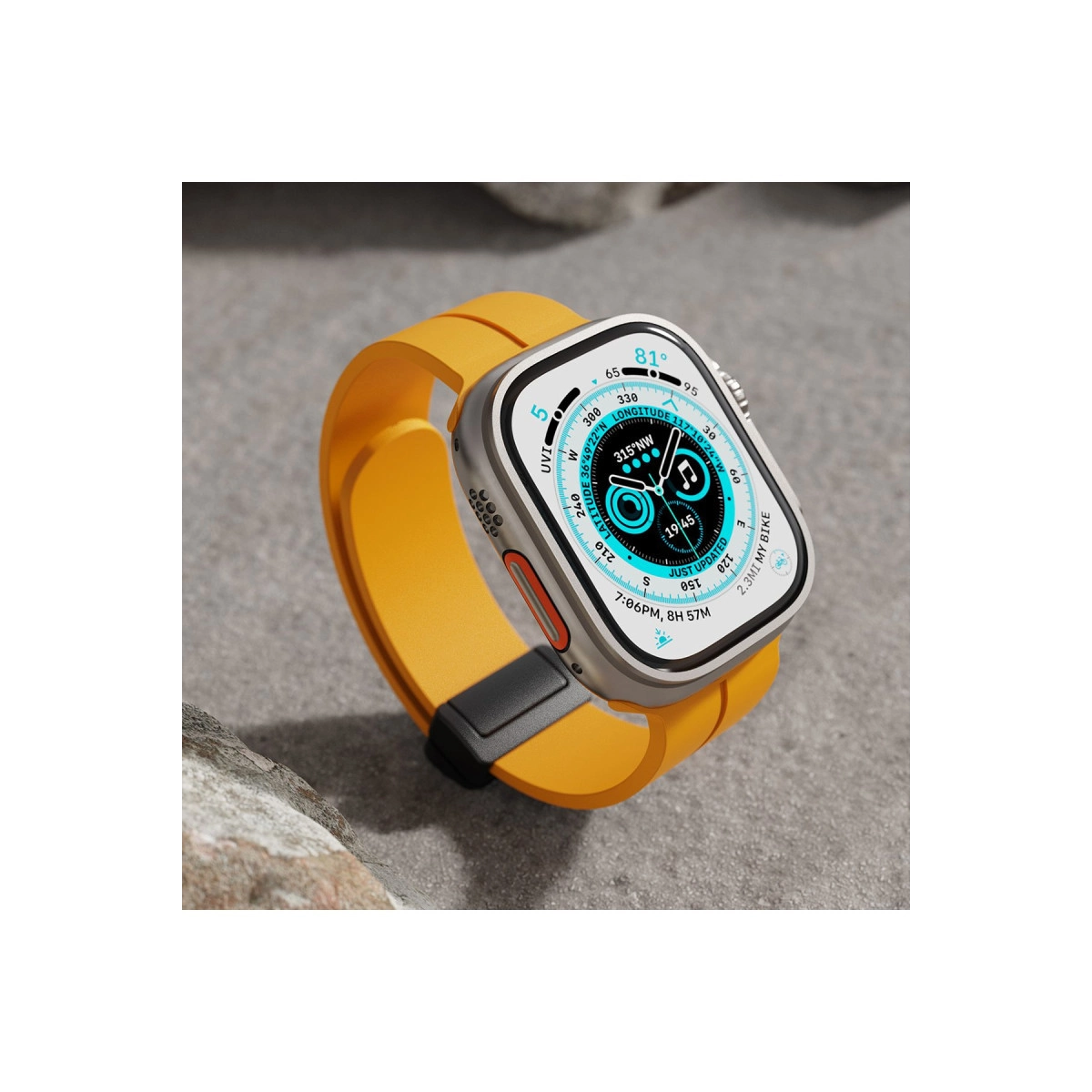 Newface Apple Watch 38mm Kr412 Elegance Stylısh Kordon - Pudra