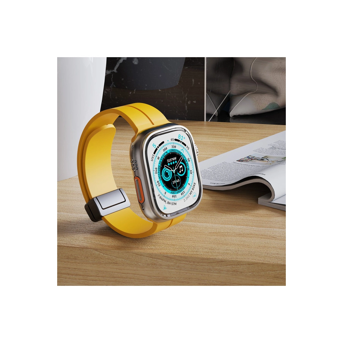 Newface Apple Watch 38mm Kr412 Elegance Stylısh Kordon - Pudra