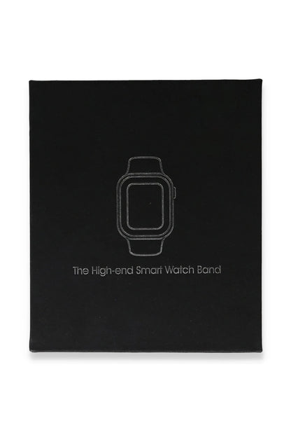 Newface Apple Watch 44mm Metal Petek Kasalı Kordon - Siyah