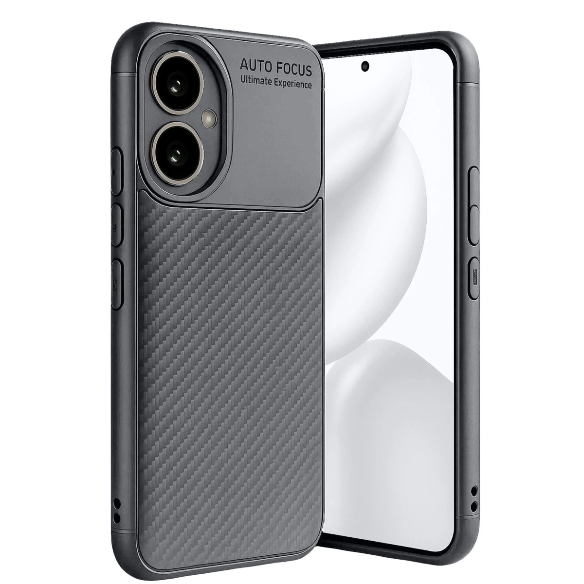 Honor 400 Kılıf Auto Focus Karbon Kapak - Gri