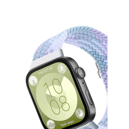 Huawei Fit 4 Kordon - Lila-beyaz
