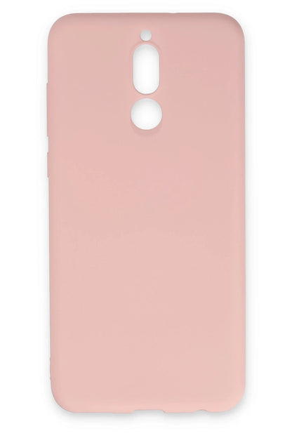 Newface Huawei Mate 10 Lite Kılıf Nano içi Kadife Silikon - Pudra