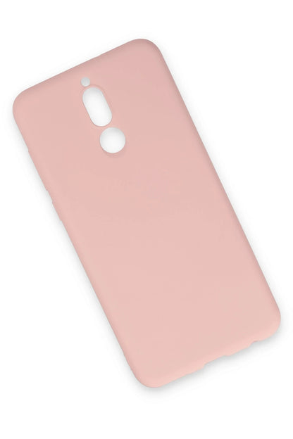 Newface Huawei Mate 10 Lite Kılıf Nano içi Kadife Silikon - Pudra