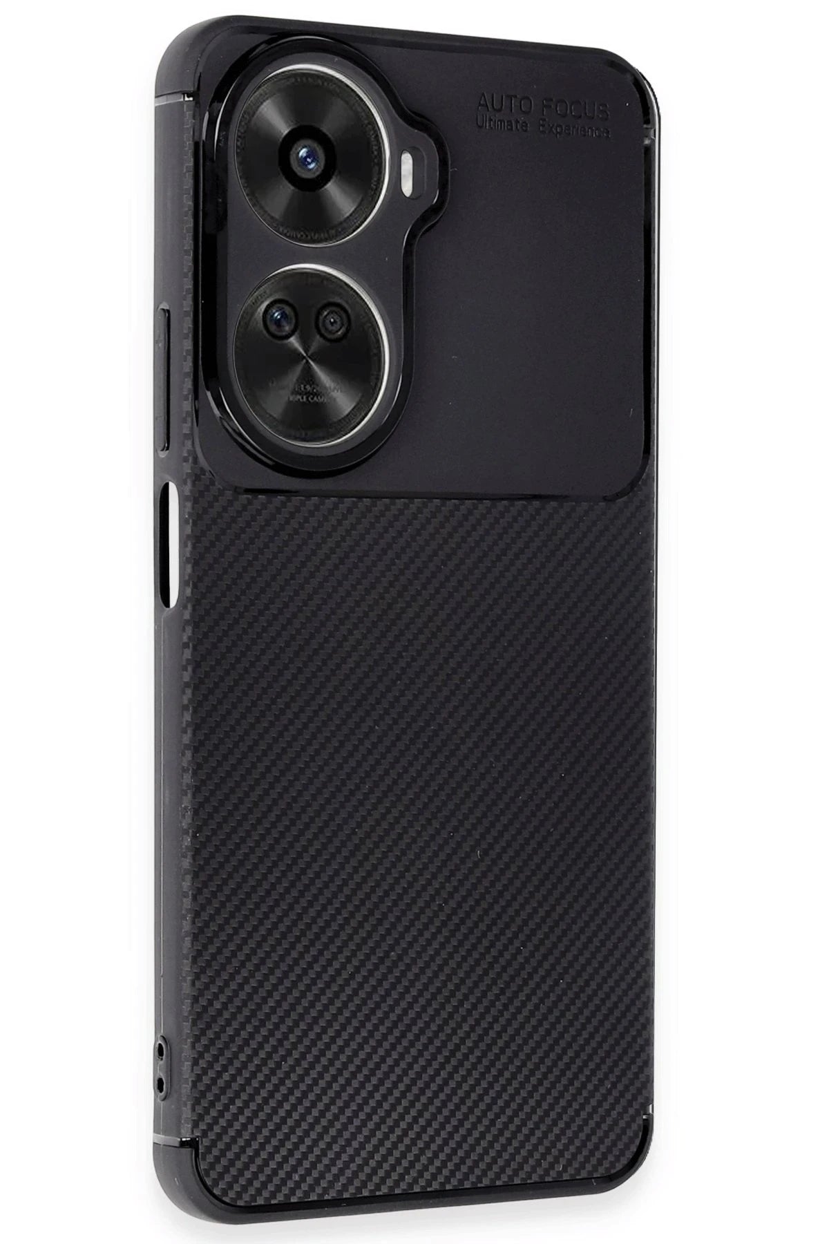 Newface Huawei Nova 12 SE Kılıf Auto Focus Karbon Kapak - Siyah
