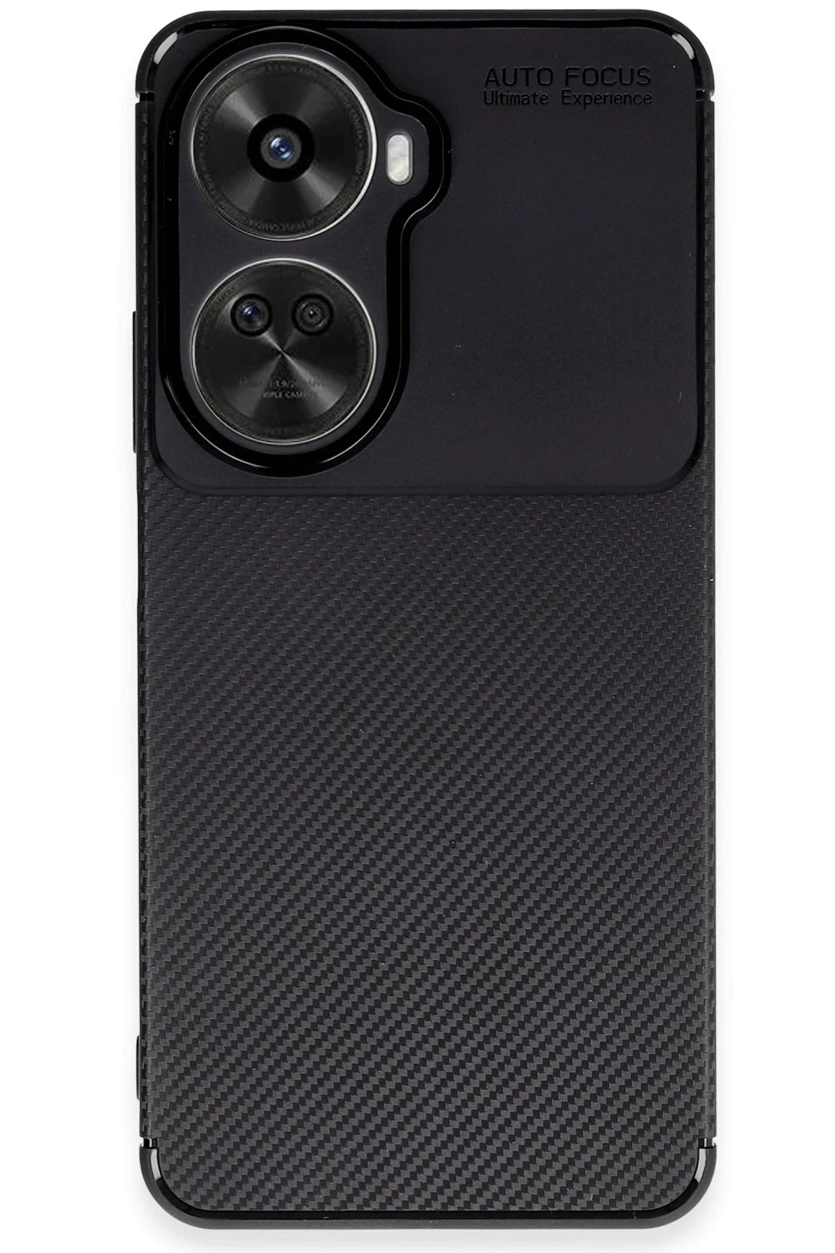 Newface Huawei Nova 12 SE Kılıf Auto Focus Karbon Kapak - Siyah