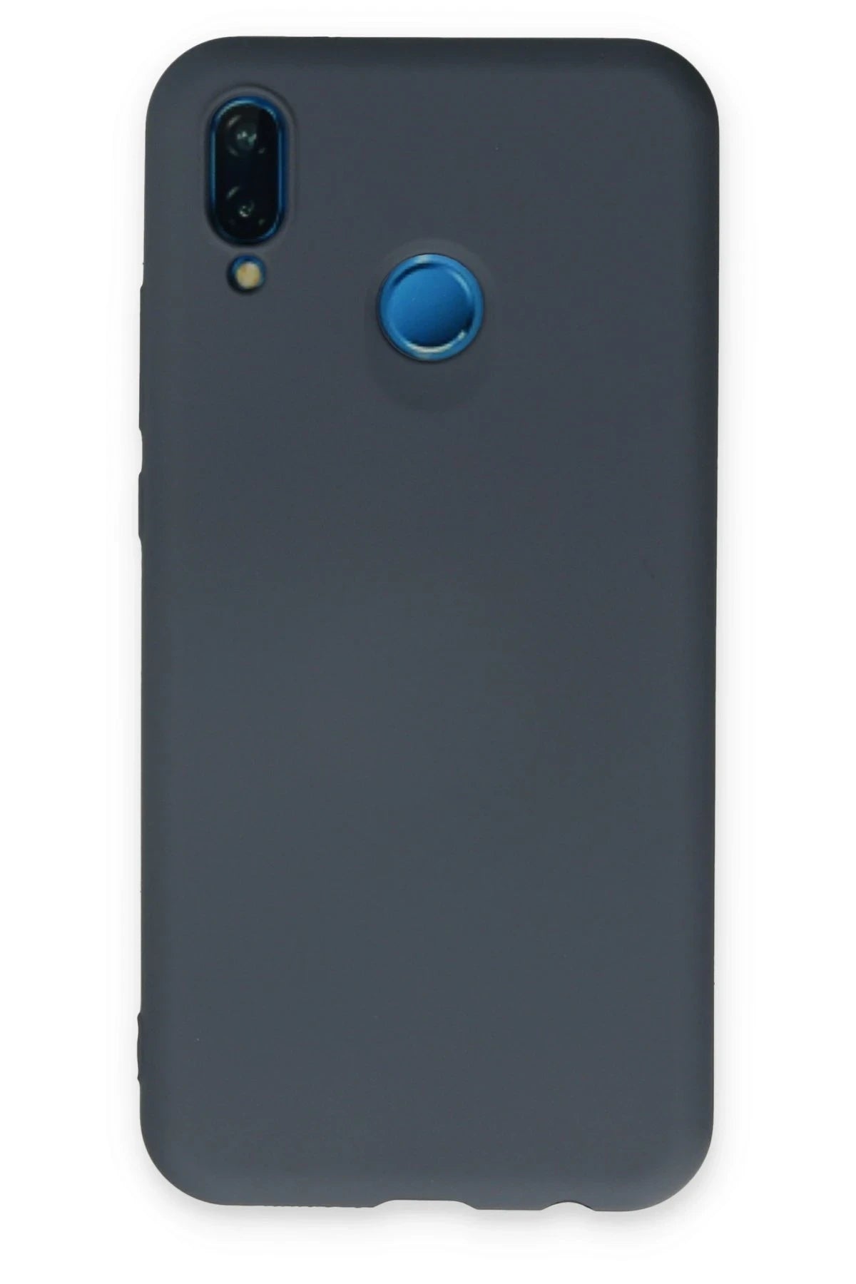 Newface Huawei P20 Lite Kılıf Nano içi Kadife Silikon - Gri