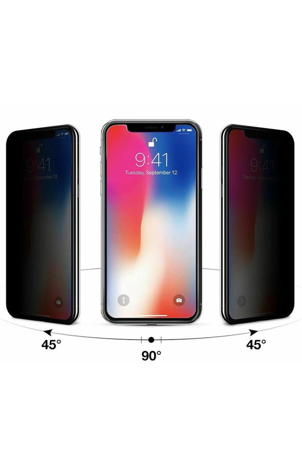 Newface Huawei Y5P 5D Hayalet Cam Ekran Koruyucu