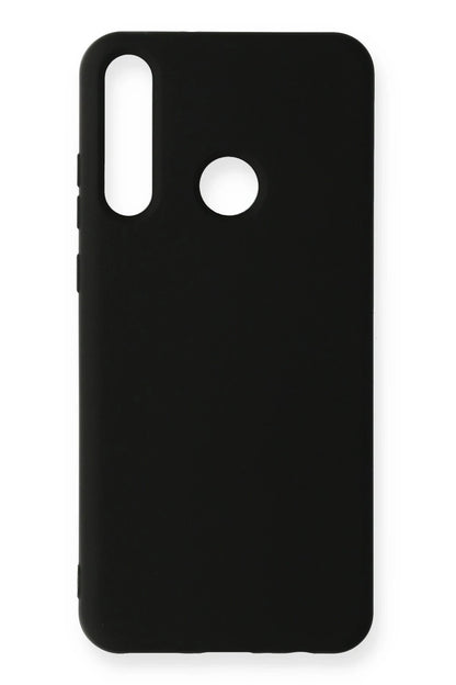 Newface Huawei Y6P Kılıf Nano içi Kadife Silikon - Siyah