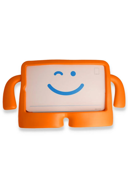 Newface Apple iPad 10.2 (7.nesil) Kılıf Karakter Tablet Silikon - Turuncu