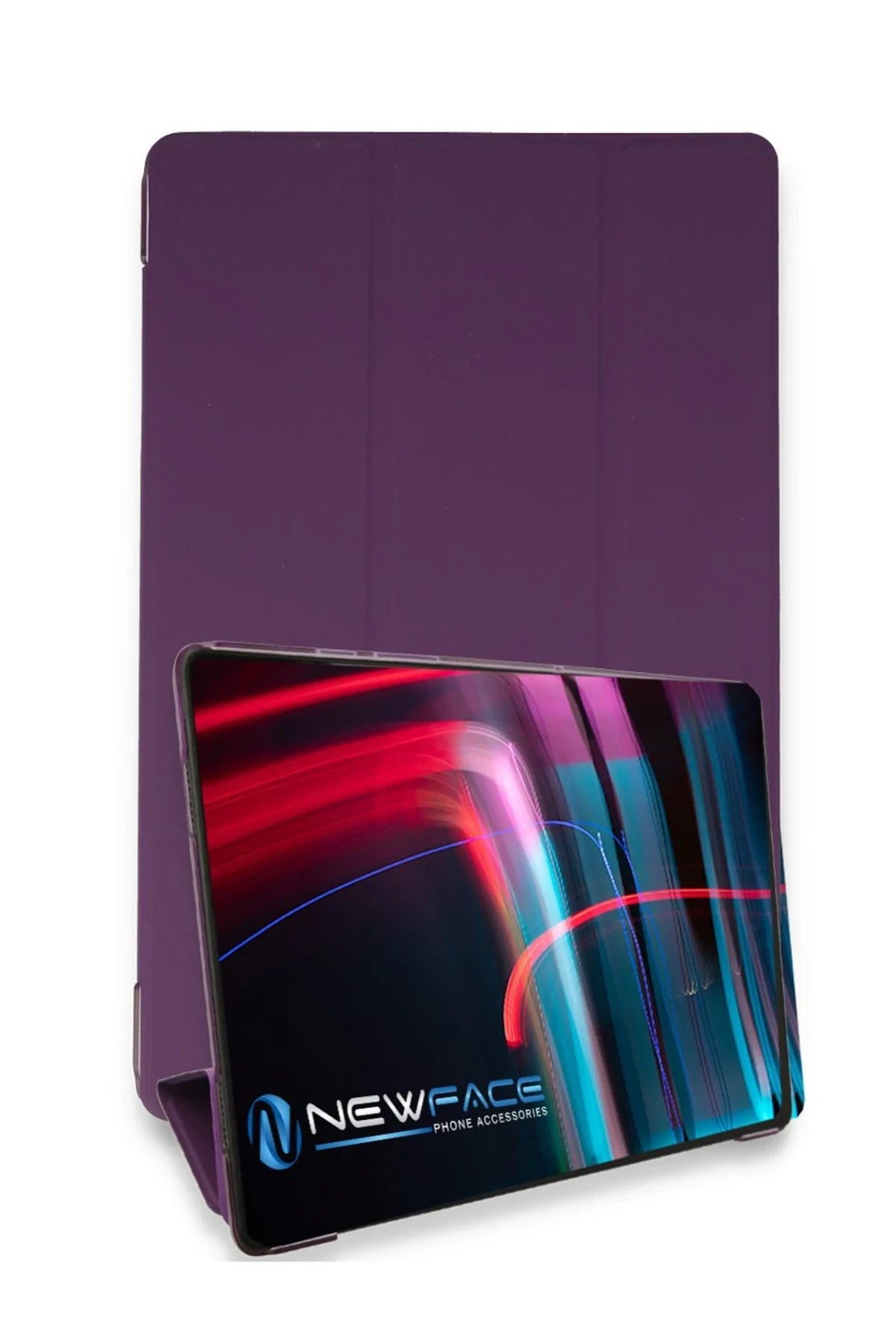 Newface Apple iPad Mini 3 Kılıf Tablet Smart Kılıf - Mor
