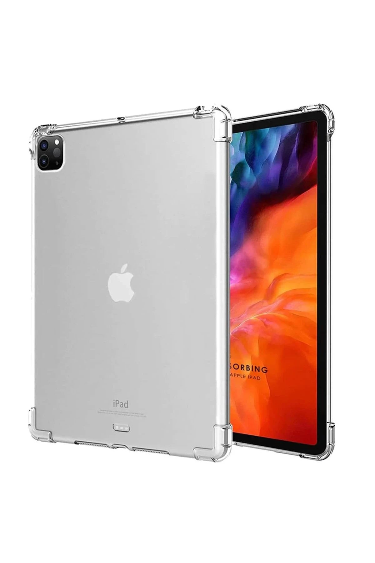 Newface Apple iPad Pro 11 (2018) Kılıf Anti Shock Tablet Silikon - Şeffaf
