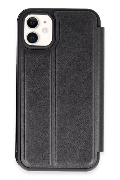 Newface Apple iPhone 11 Kılıf Flip Cover - Siyah