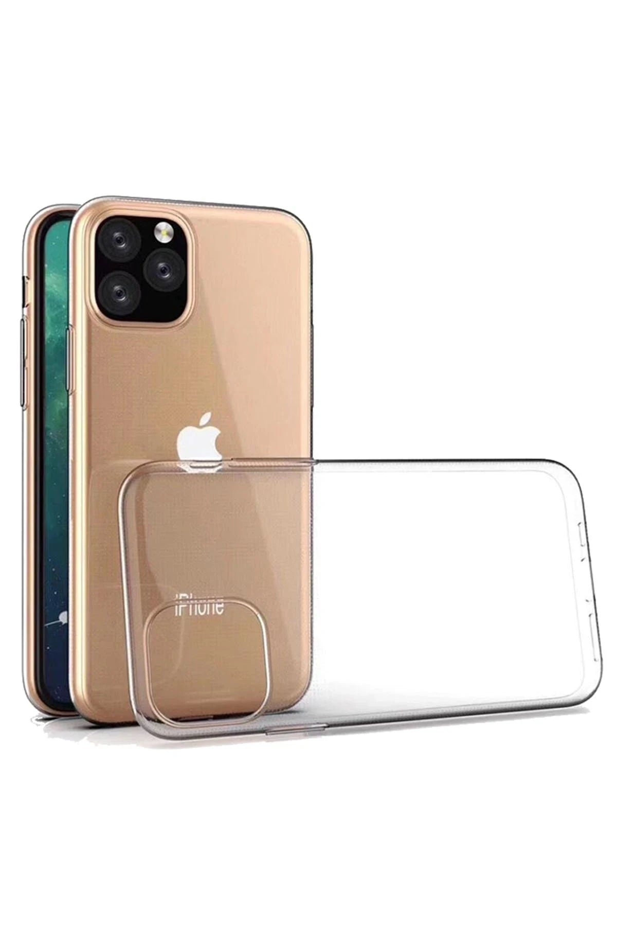 Newface Apple iPhone 11 Kılıf Lüx Şeffaf Silikon