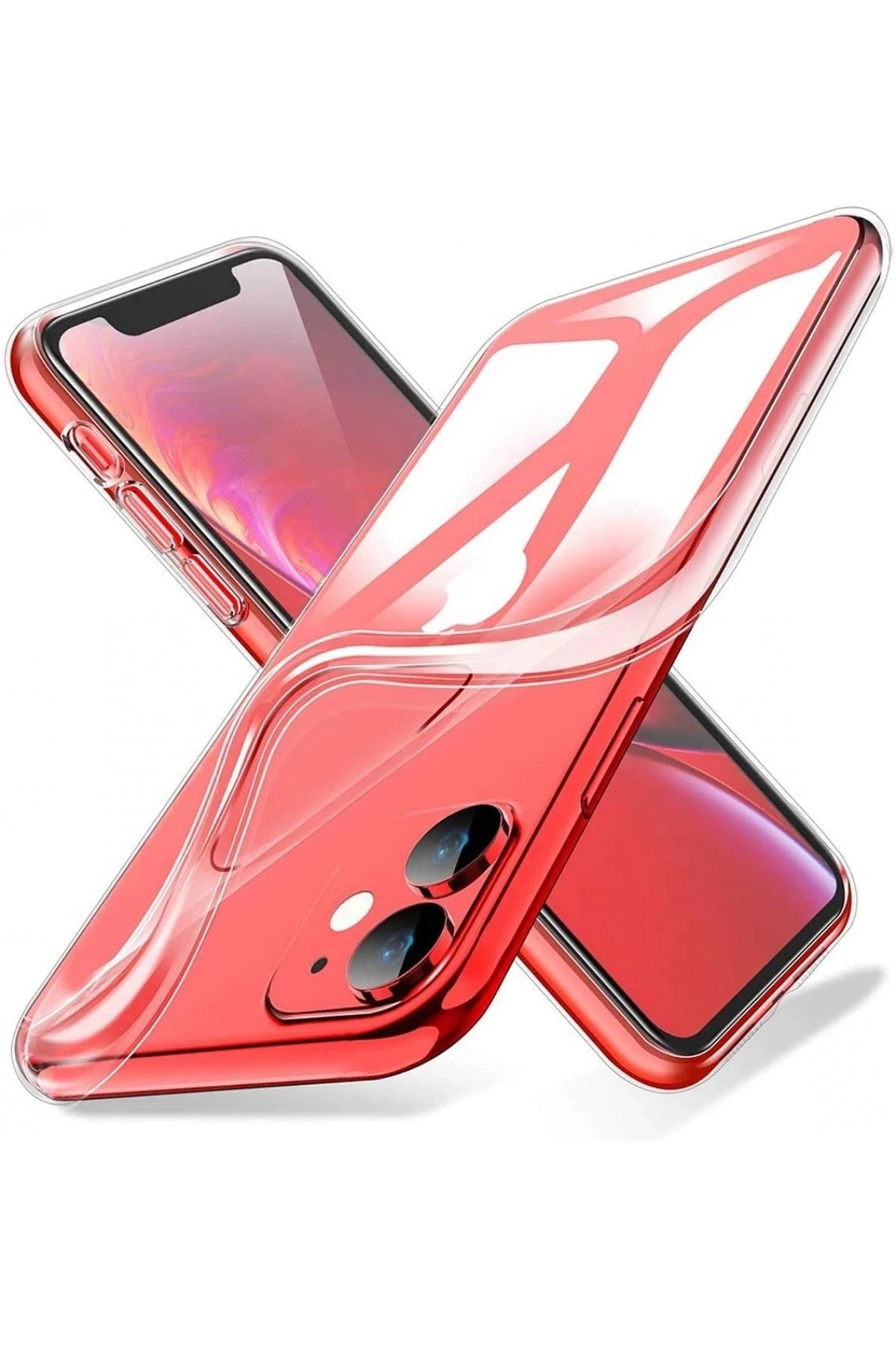 Newface Apple iPhone 11 Kılıf Lüx Şeffaf Silikon