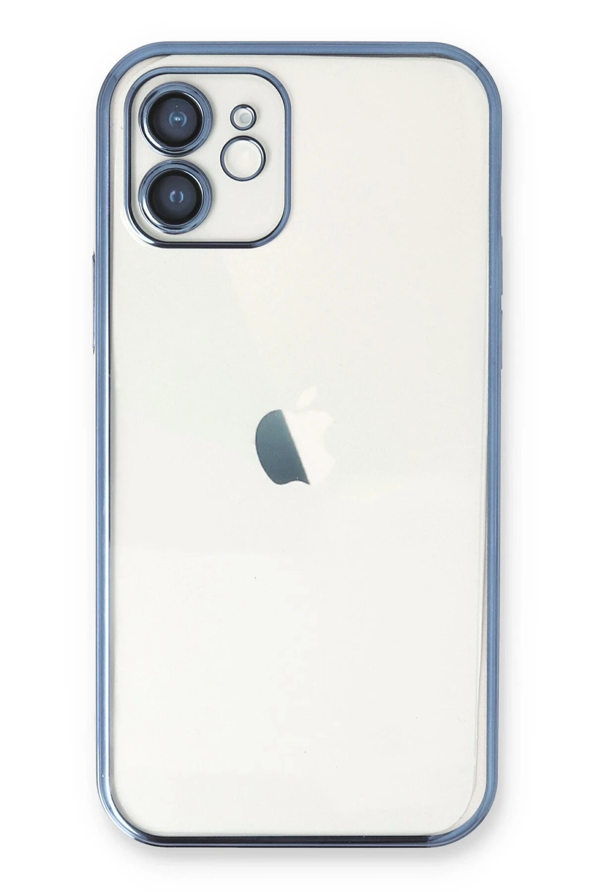Newface Apple iPhone 11 Kılıf Razer Lensli Silikon - Açık Mavi