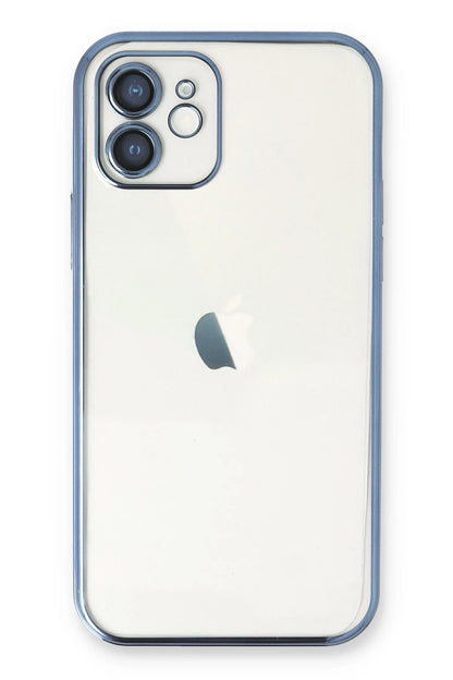 Newface Apple iPhone 11 Kılıf Razer Lensli Silikon - Açık Mavi