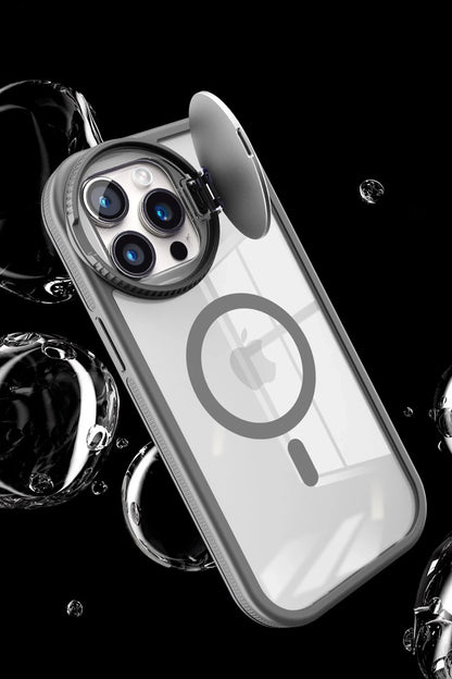 Newface Apple iPhone 11 Kılıf Teleskop Lens Magsafe Silikon Kapak - Siyah