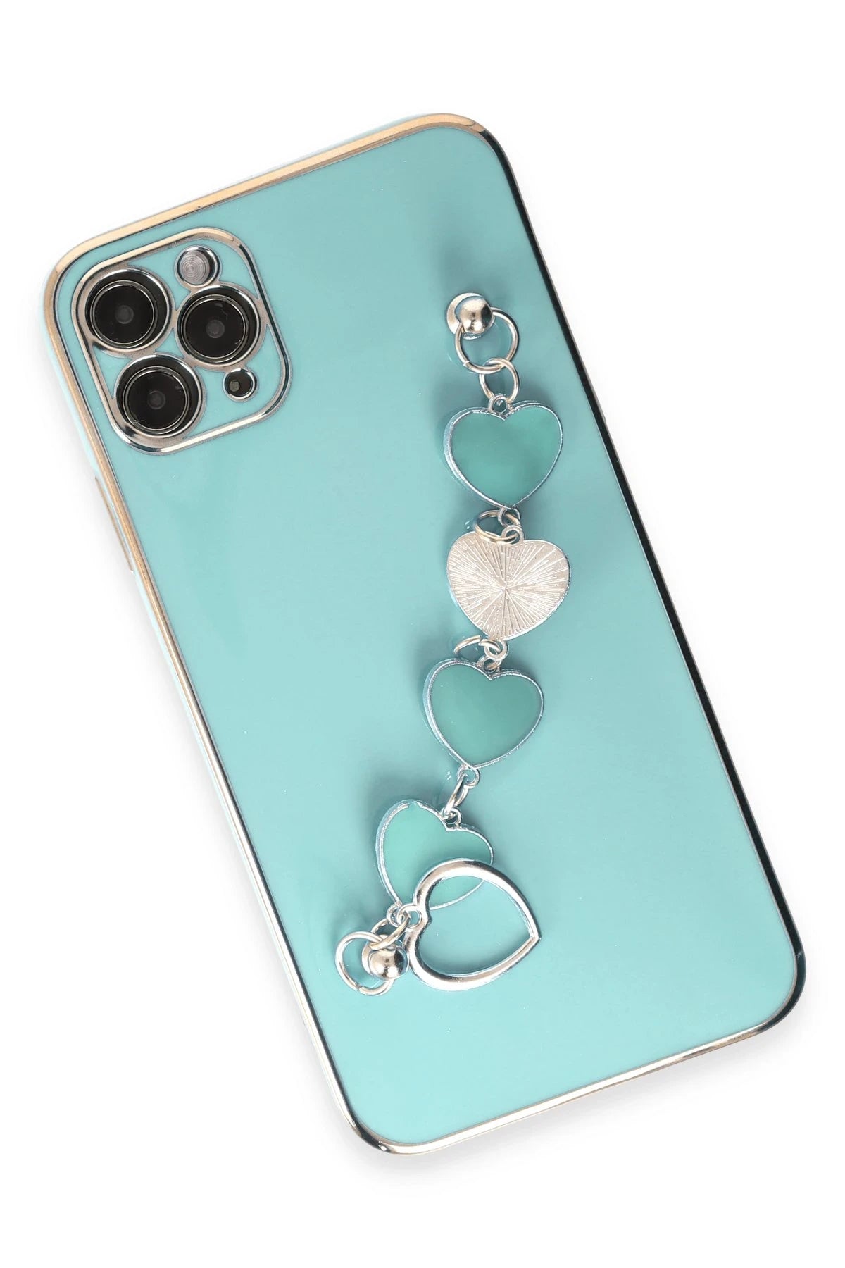 Newface Apple iPhone 11 Pro Kılıf Esila Silikon - Su Yeşili
