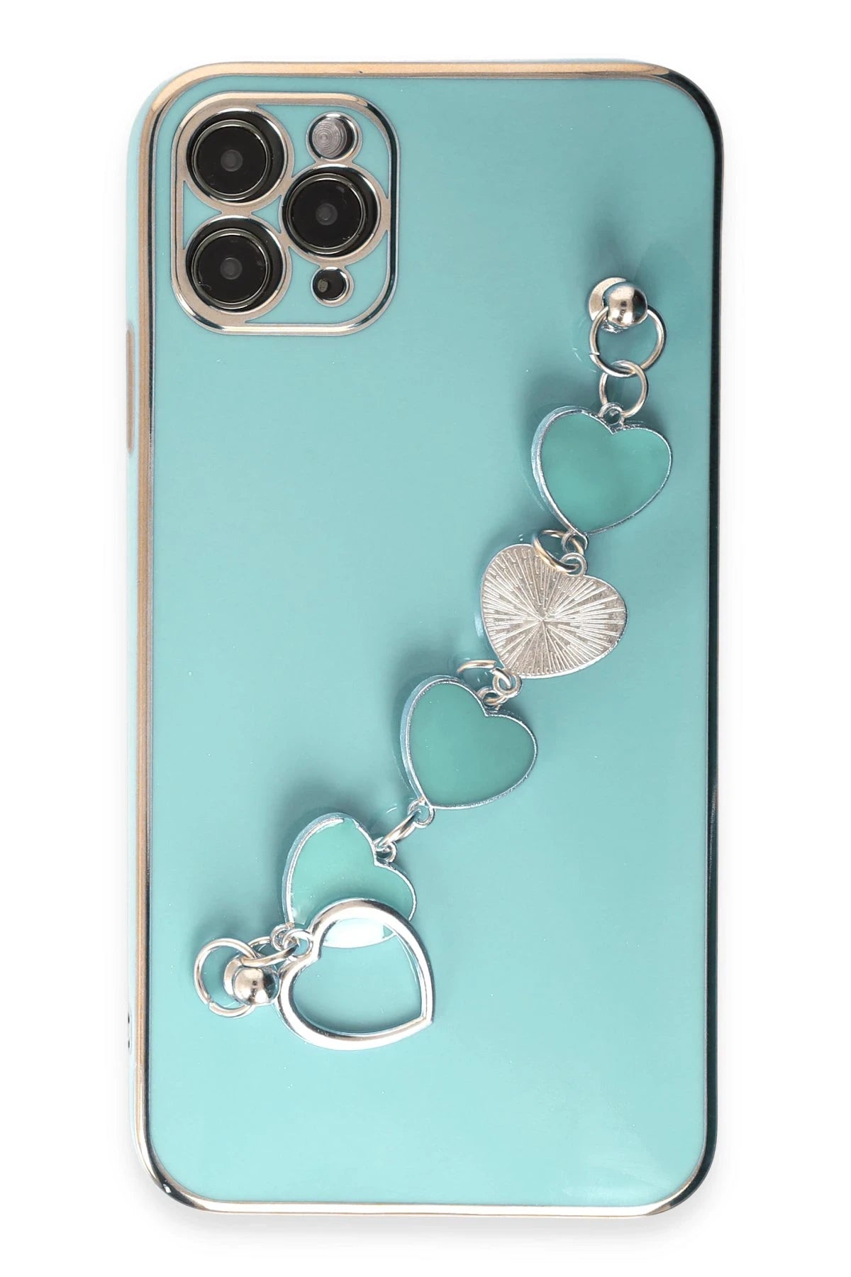Newface Apple iPhone 11 Pro Kılıf Esila Silikon - Su Yeşili