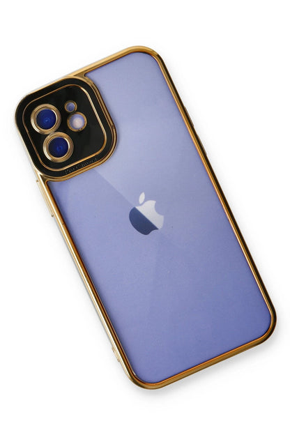 Newface Apple iPhone 12 Kılıf Liva Lens Silikon - Siyah