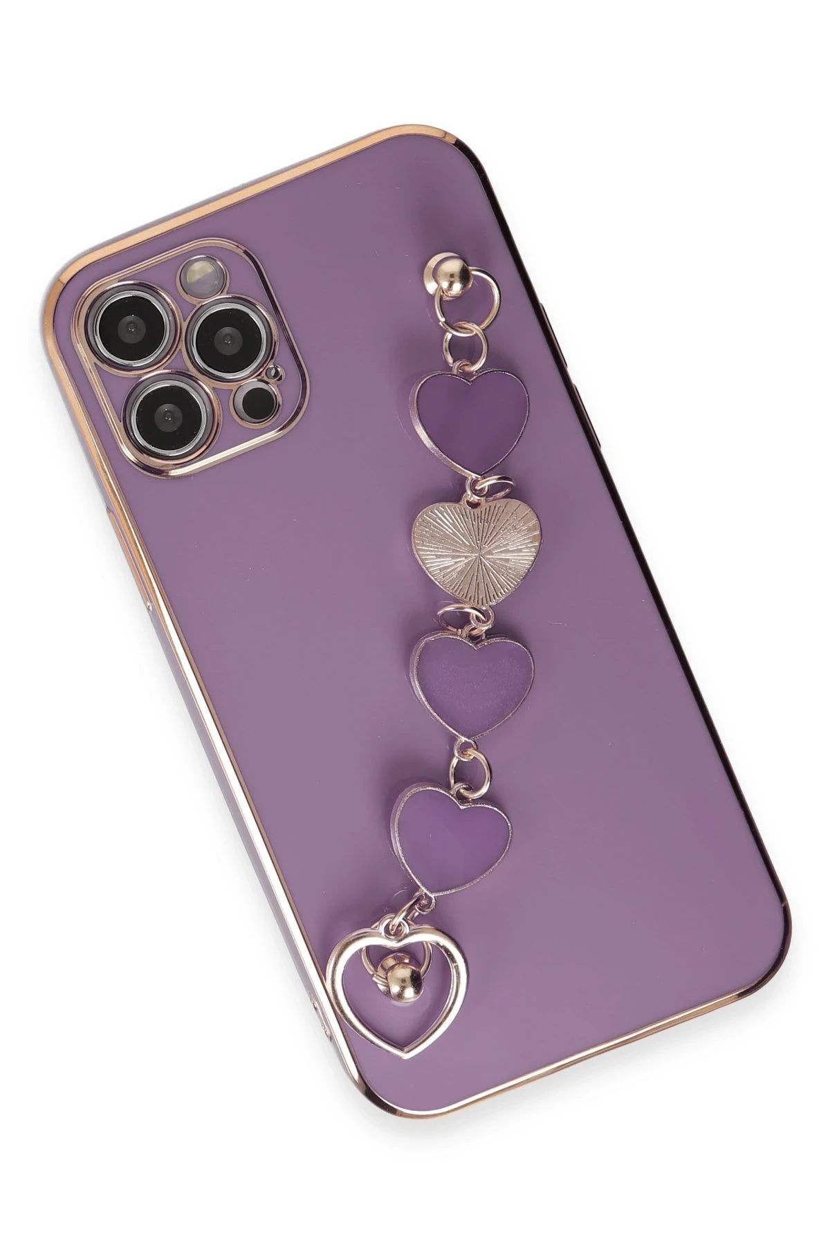 Newface Apple iPhone 12 Pro Max Kılıf Esila Silikon - Mor