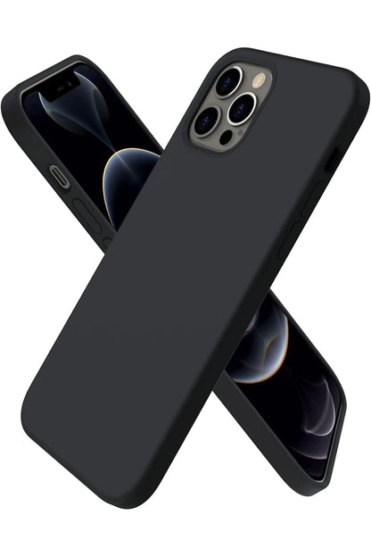 Newface Apple iPhone 12 Pro Max Kılıf First Silikon - Siyah