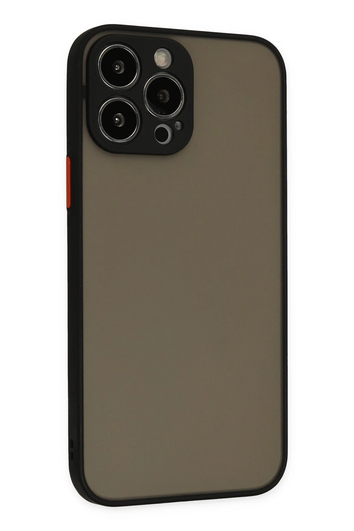 Newface Apple iPhone 13 Pro Kılıf Montreal Silikon Kapak - Siyah