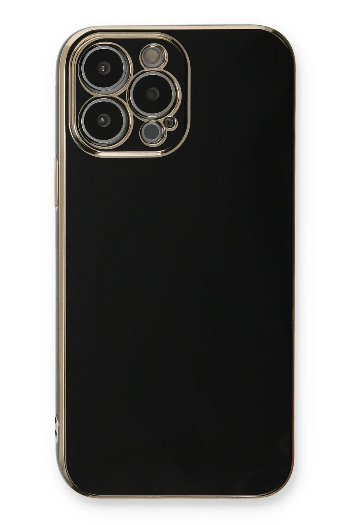 Newface Apple iPhone 13 Pro Kılıf Volet Silikon - Siyah