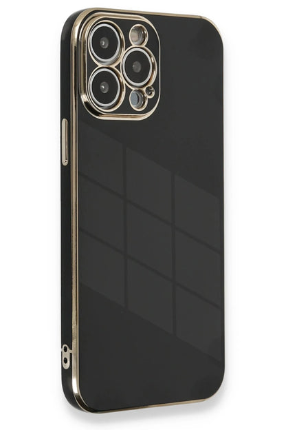 Newface Apple iPhone 13 Pro Kılıf Volet Silikon - Siyah