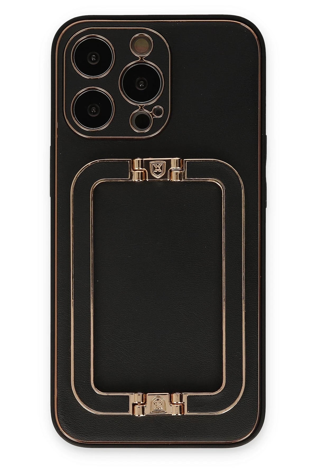 Newface Apple iPhone 13 Pro Max Kılıf Coco Elit Kapak - Siyah