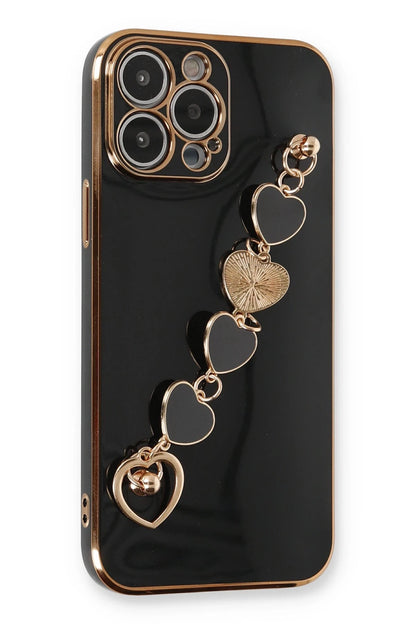 Newface Apple iPhone 13 Pro Max Kılıf Esila Silikon - Siyah