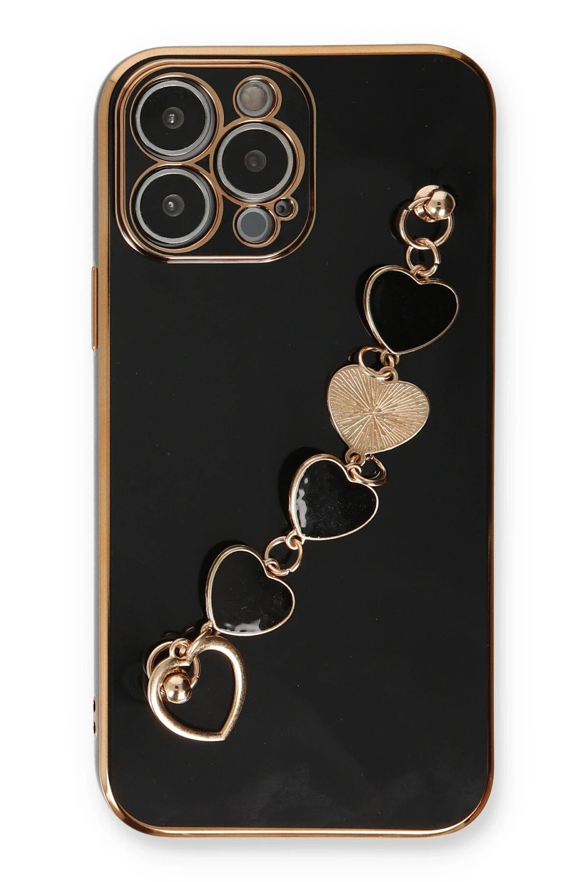 Newface Apple iPhone 13 Pro Max Kılıf Esila Silikon - Siyah
