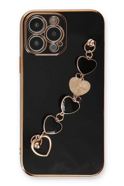 Newface Apple iPhone 13 Pro Max Kılıf Esila Silikon - Siyah