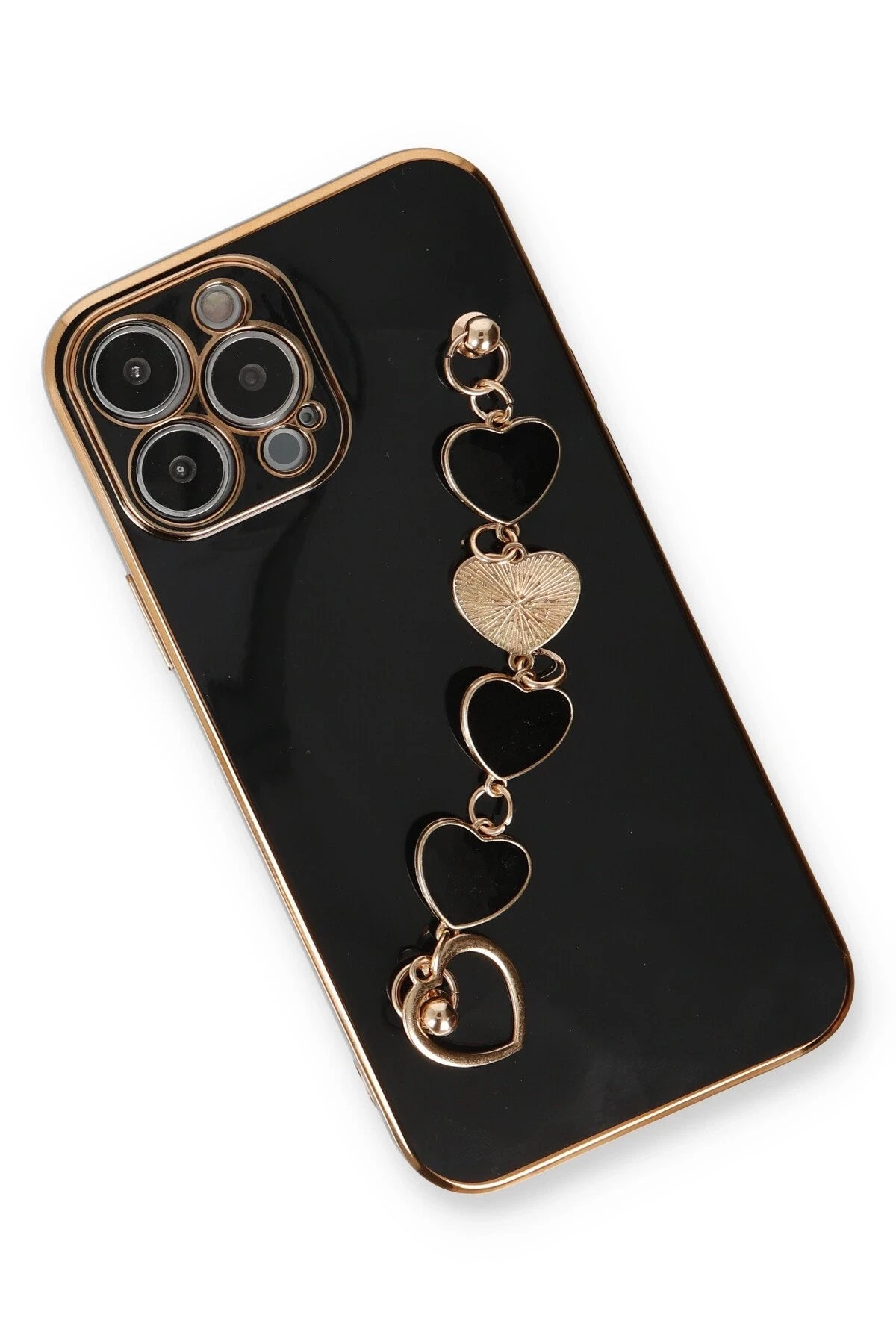 Newface Apple iPhone 13 Pro Max Kılıf Esila Silikon - Siyah