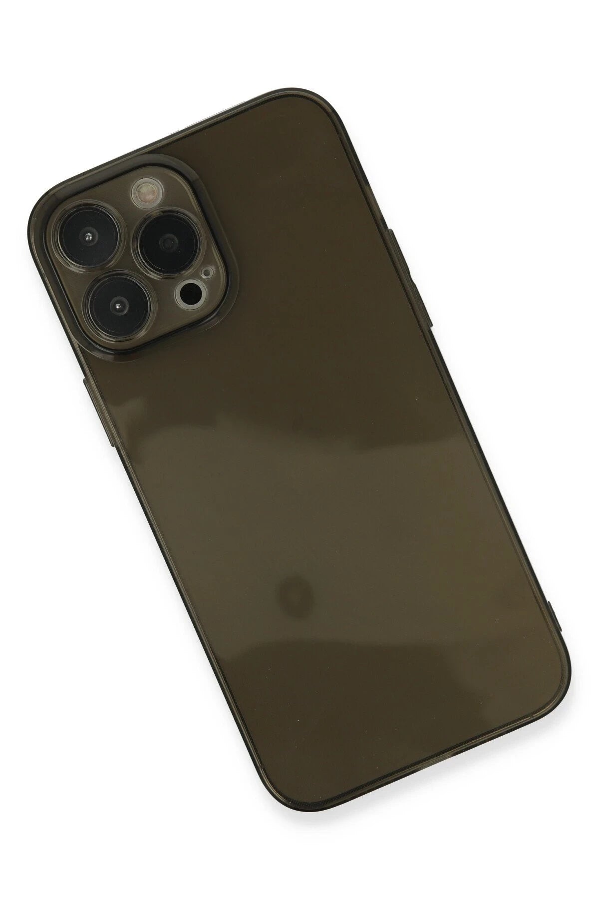 Newface Apple iPhone 13 Pro Max Kılıf Fly Lens Silikon - Siyah