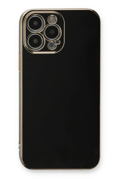 Newface Apple iPhone 13 Pro Max Kılıf Volet Silikon - Siyah