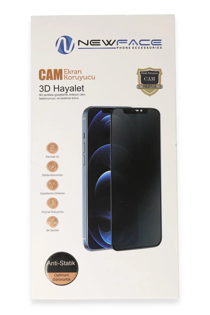 Newface Apple iPhone 14 3D Antistatik Hayalet Cam Ekran Koruyucu