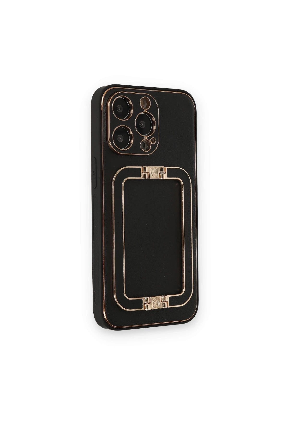 Newface Apple iPhone 14 Pro Kılıf Coco Elit Kapak - Siyah