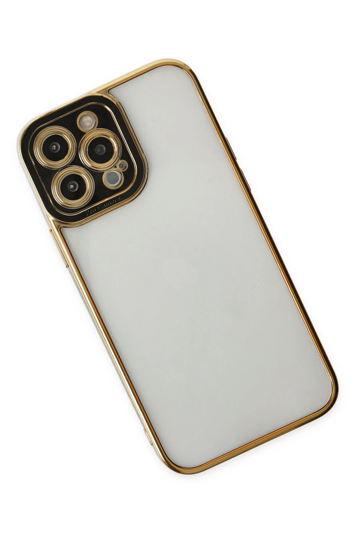 Newface Apple iPhone 14 Pro Kılıf Liva Lens Silikon - Siyah