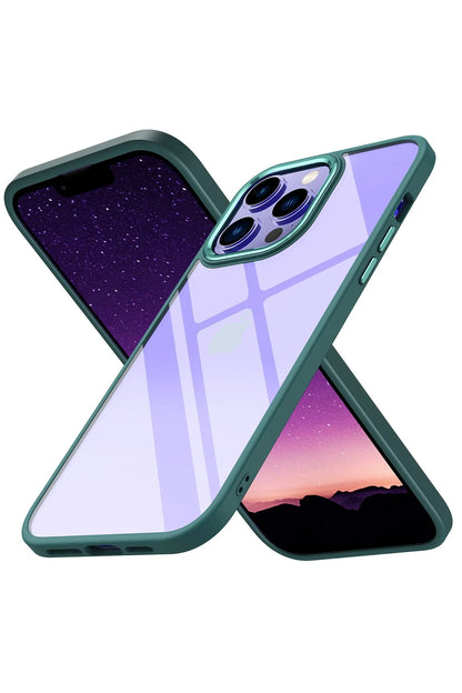Newface Apple iPhone 14 Pro Kılıf Power Silikon - Koyu Yeşil