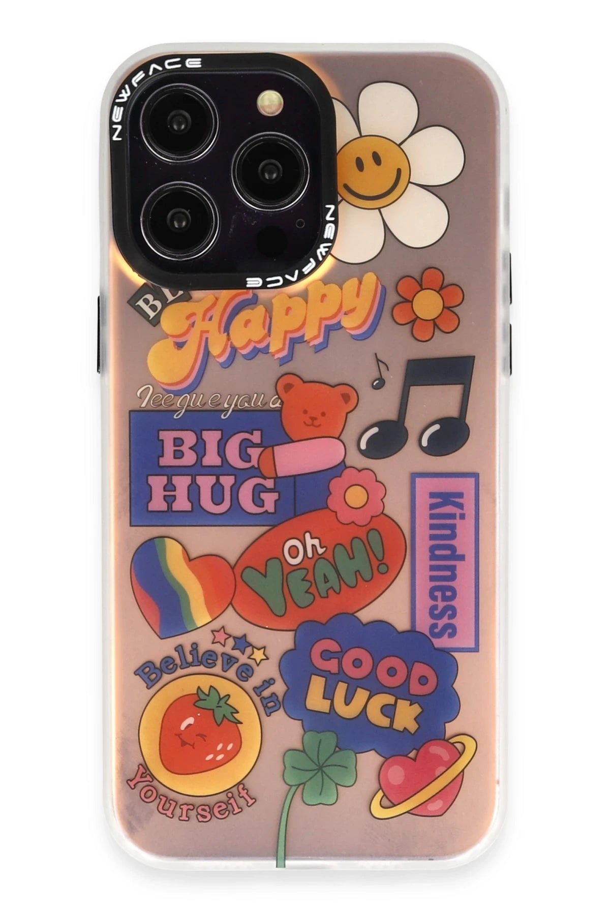Newface Apple iPhone 14 Pro Max Kılıf Estoril Desenli Kapak - Estoril - 15