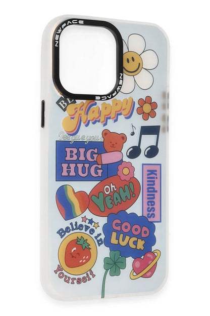 Newface Apple iPhone 14 Pro Max Kılıf Estoril Desenli Kapak - Estoril - 15