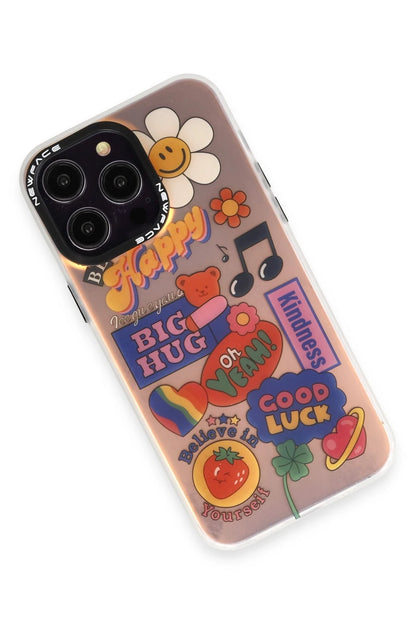 Newface Apple iPhone 14 Pro Max Kılıf Estoril Desenli Kapak - Estoril - 15