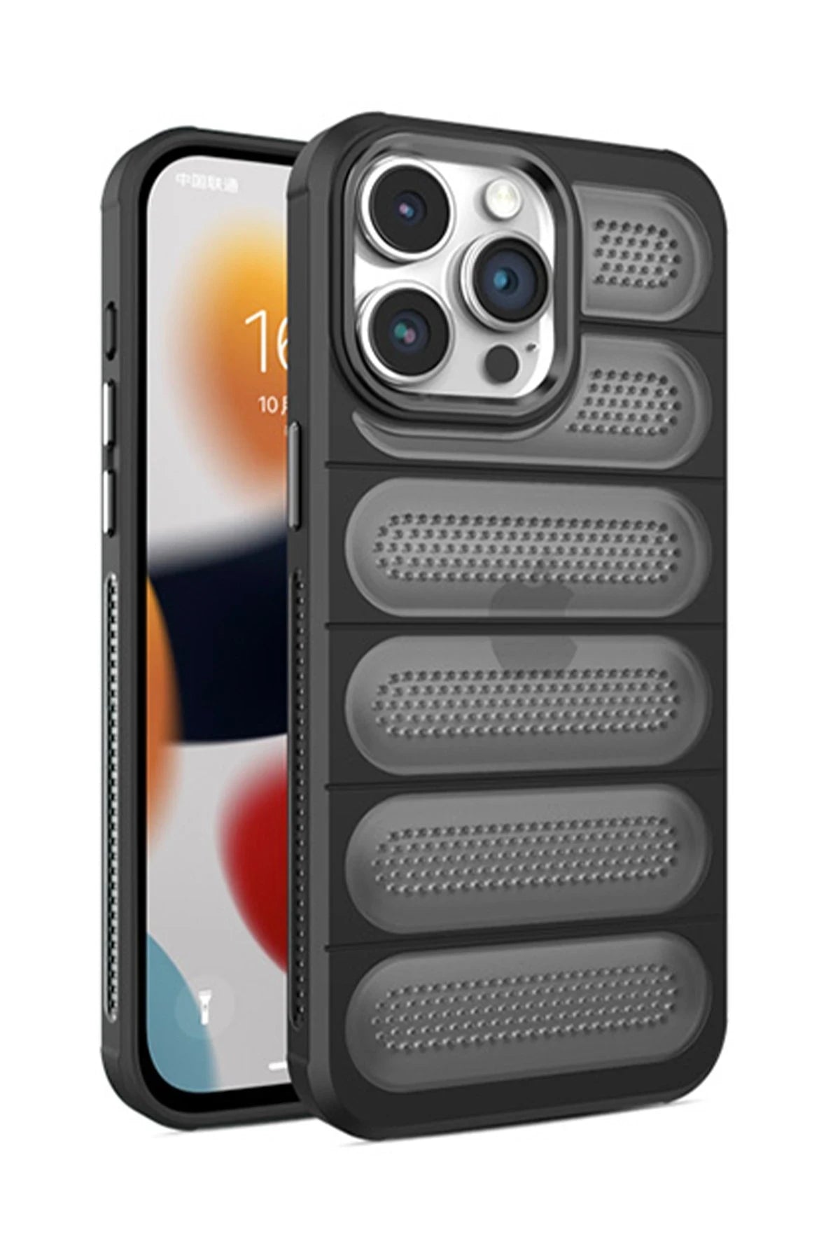 Newface Apple iPhone 15 Pro Kılıf Airmax Silikon Kapak - Siyah