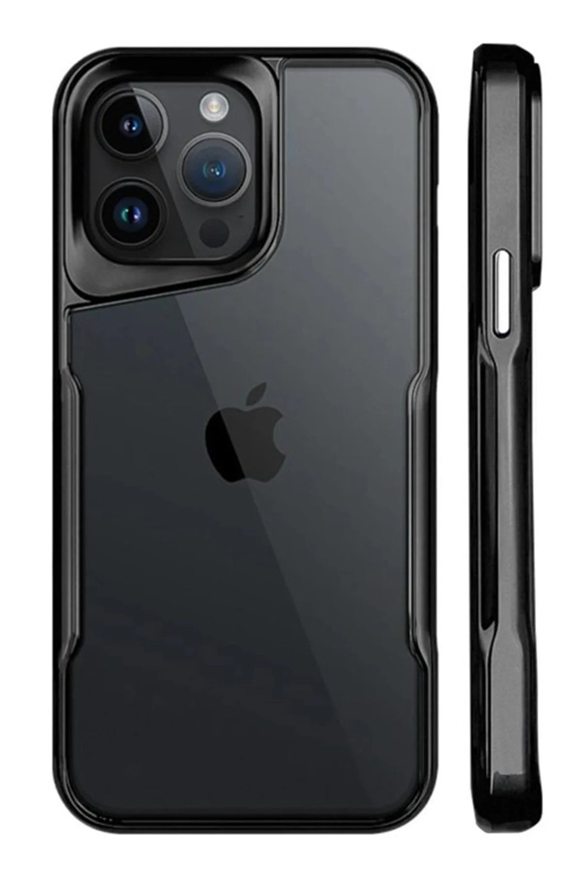 Newface Apple iPhone 15 Pro Kılıf Boyi Silikon Kapak - Siyah