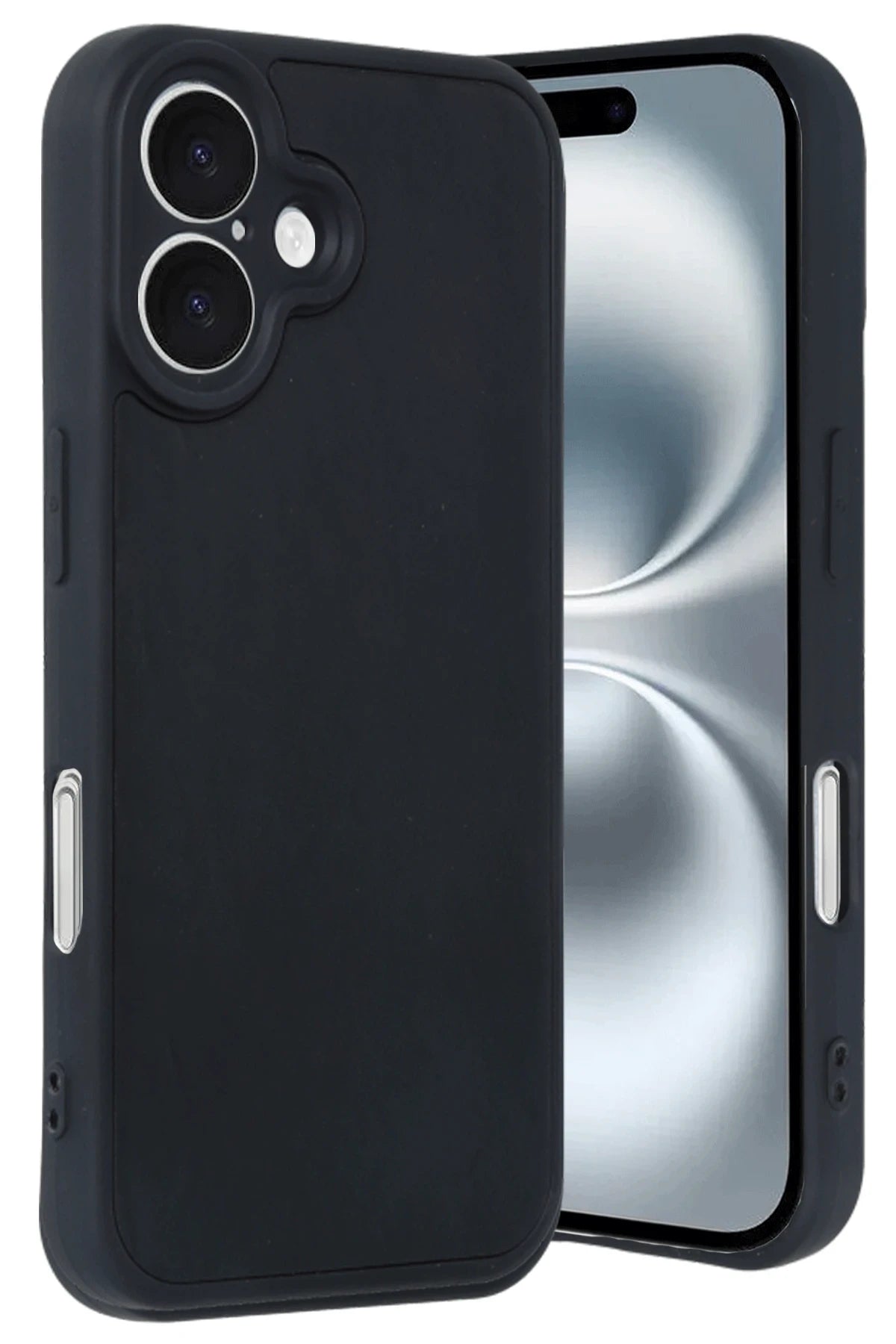 Newface Apple iPhone 16 Kılıf Aras Deri Kapak - Siyah
